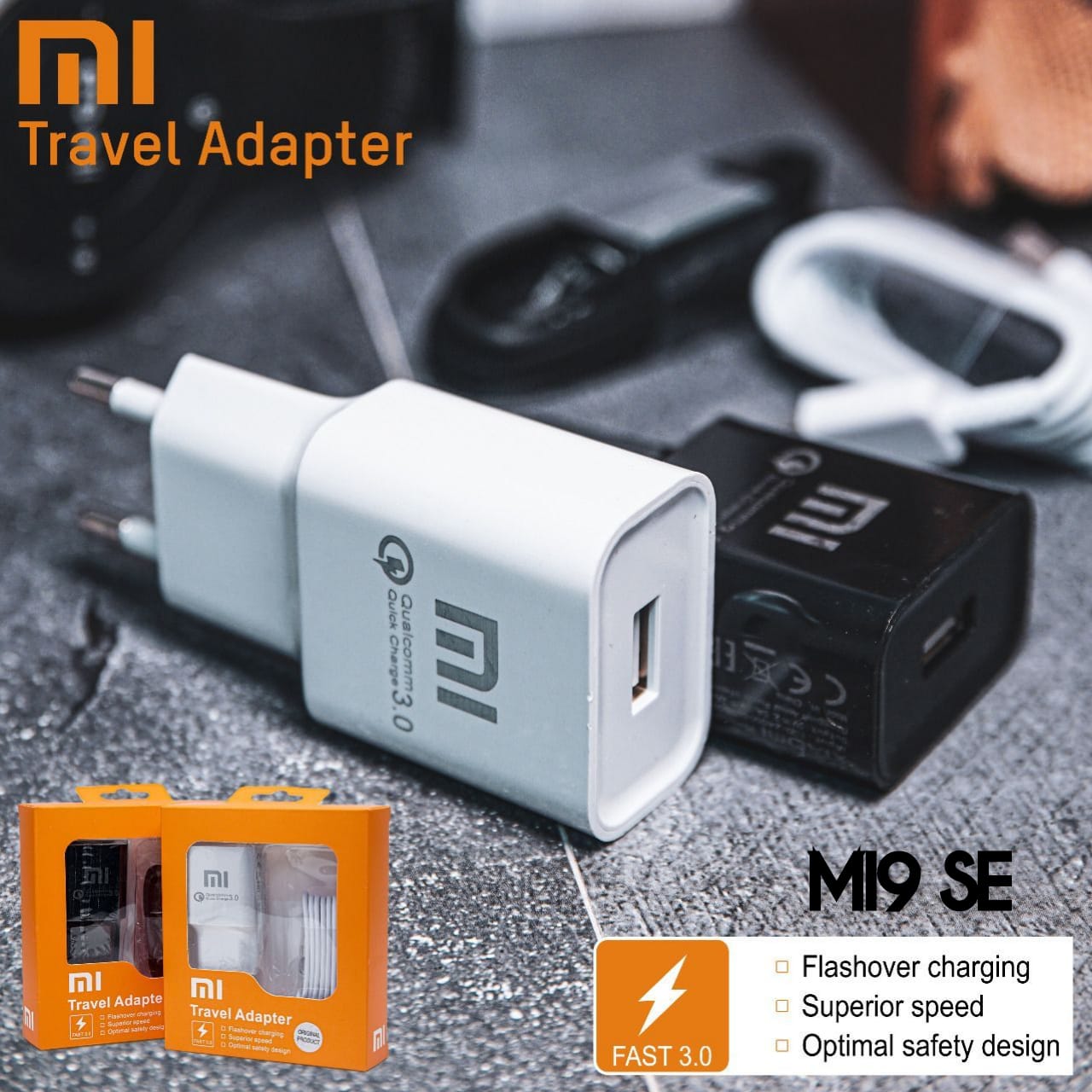 TRAVEL CHARGER XIAOMI MI9 SE 2A NON FAST TYPE C